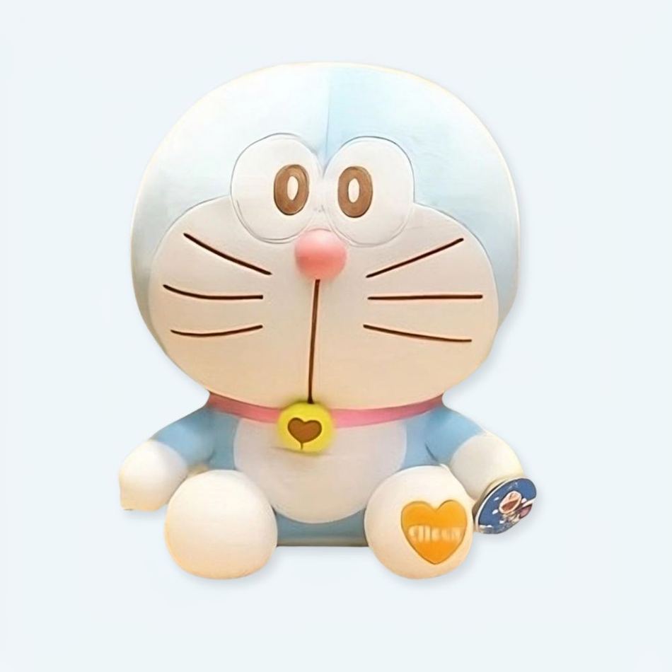 Peluche Doraemon étonné doux personnage câlin enfant 23cm La compagnie de la peluche