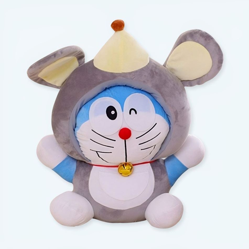 Peluche Doraemon souris déguisée douce et amusante La compagnie de la peluche