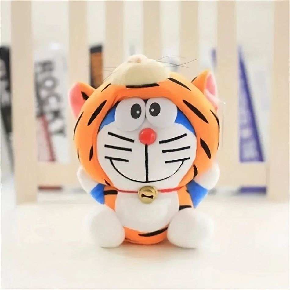 Peluche Doraemon tigre mignon enfant douce câline La compagnie de la peluche