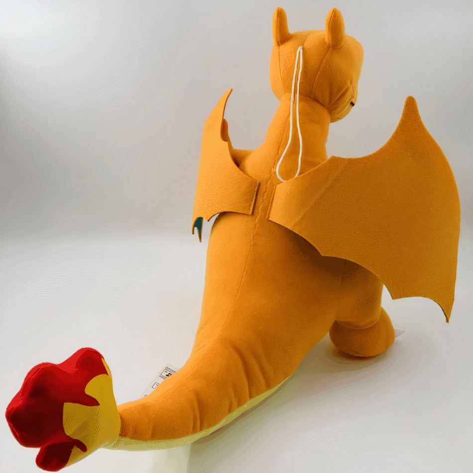 Peluche Dracaufeu assis doux enfant dragon câlin La compagnie de la peluche