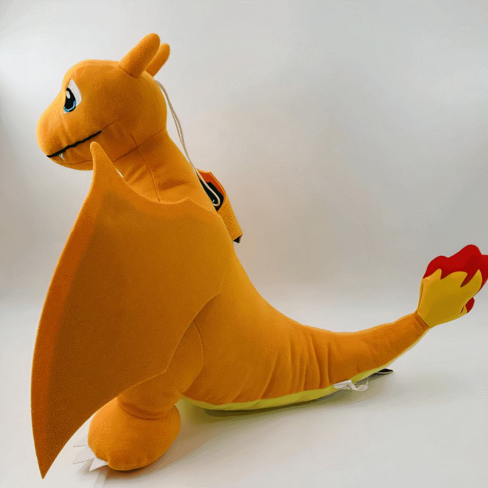 Peluche Dracaufeu assis doux enfant dragon câlin La compagnie de la peluche