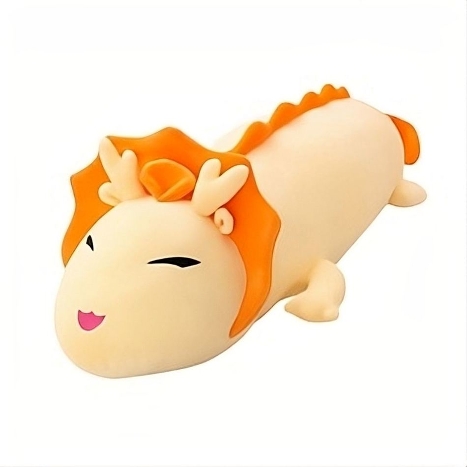 Peluche Dragon de feu en velours rouge fantastique La compagnie de la peluche