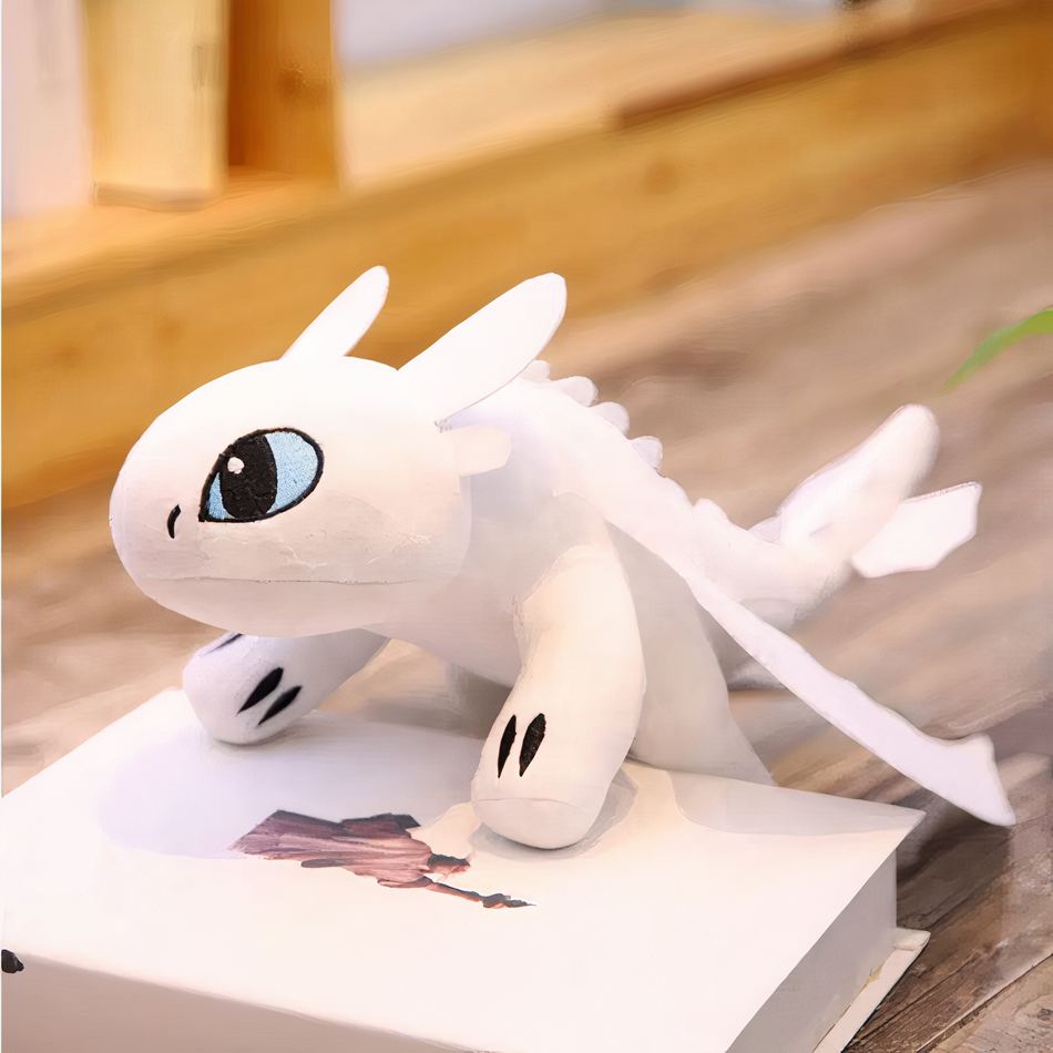 Peluche dragon Furie Éclair douce enfant fantastique 35cm La compagnie de la peluche