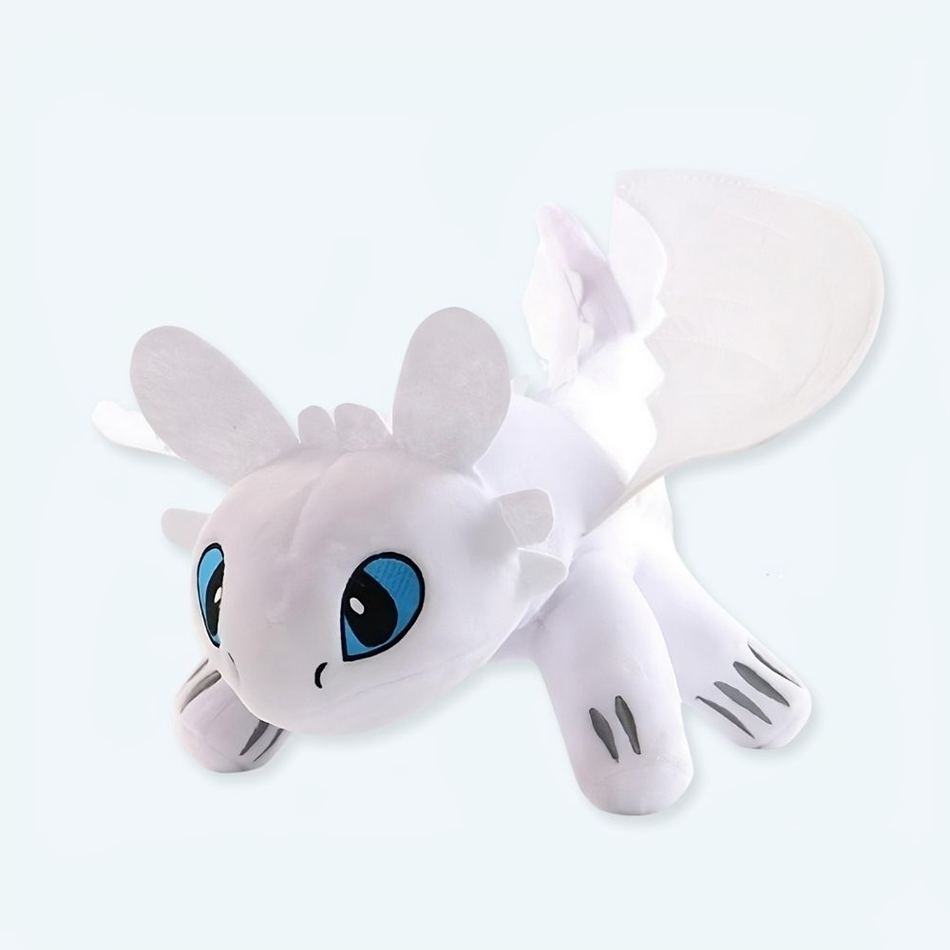 Peluche dragon Furie Éclair douce enfant fantastique 45cm La compagnie de la peluche