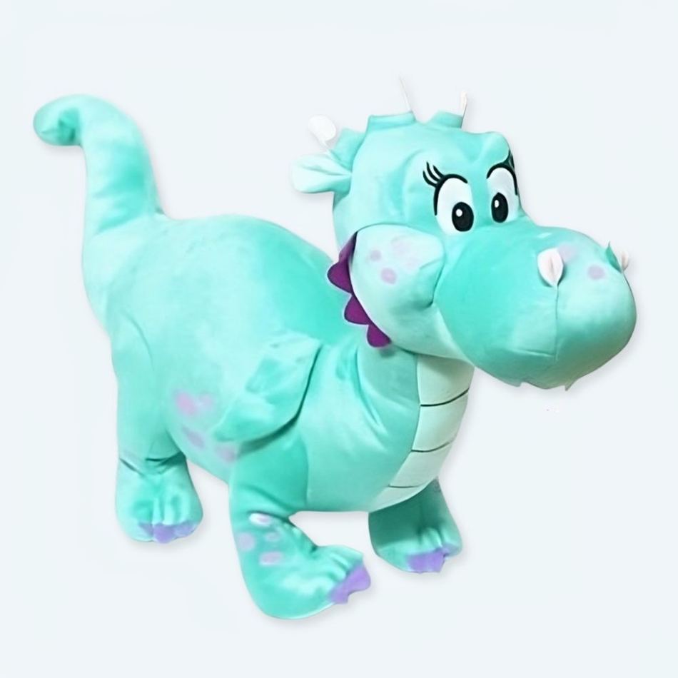 Peluche dragon vert doux compagnon enfant fantastique La compagnie de la peluche
