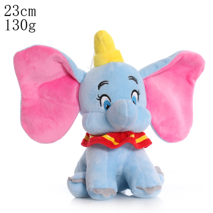 Peluche Dumbo éléphant bleu doux enfant câlin La compagnie de la peluche