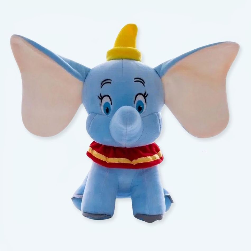 Peluche Dumbo éléphant gris doux enfant câlin 25cm La compagnie de la peluche