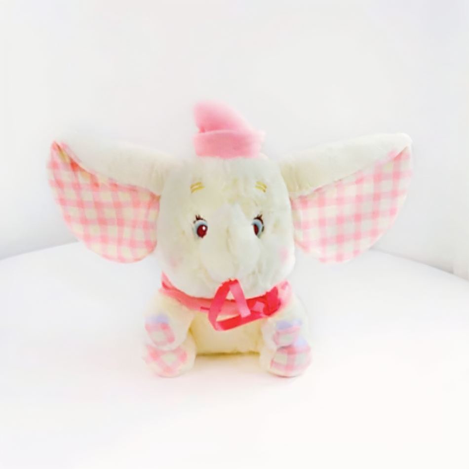 Peluche Dumbo éléphant jaune câlin doux pour enfant La compagnie de la peluche