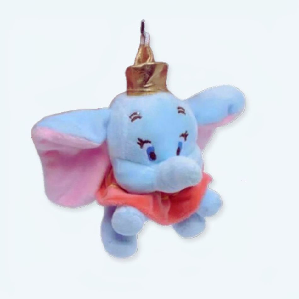 Peluche Dumbo porte-clés doux et coloré enfant La compagnie de la peluche