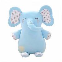 Peluche éléphant bleu doux pour enfant câlin La compagnie de la peluche