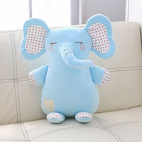 Peluche éléphant bleu doux pour enfant câlin La compagnie de la peluche