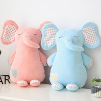 Peluche éléphant bleu doux pour enfant câlin La compagnie de la peluche