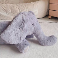 Peluche éléphant géant doux déco chambre enfant La compagnie de la peluche