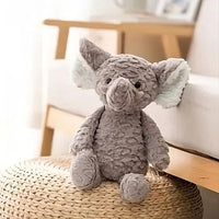 Peluche éléphant gris câlin enfant chambre douce La compagnie de la peluche