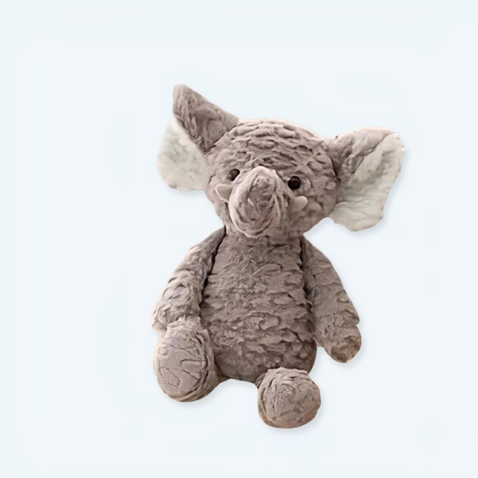 Peluche éléphant gris câlin enfant chambre douce La compagnie de la peluche