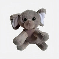 Peluche éléphant gris doux enfant câlin jungle La compagnie de la peluche