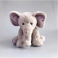 Peluche éléphant gris velours câlin enfant chambre La compagnie de la peluche