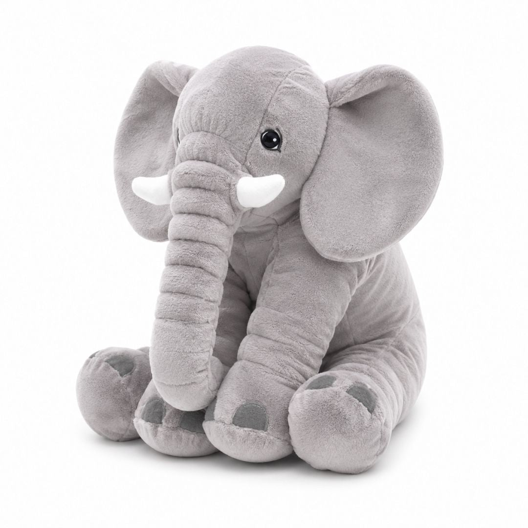 Peluche éléphant petit et coloré 60CM / Gris