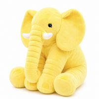 Peluche éléphant petit et coloré 60CM / Jaune