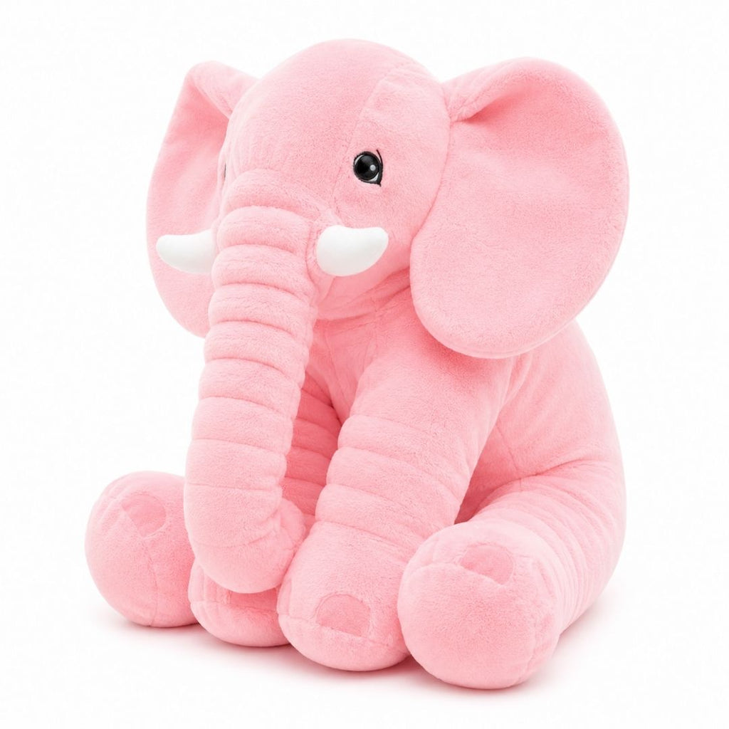 Peluche éléphant petit et coloré 60CM / Rose
