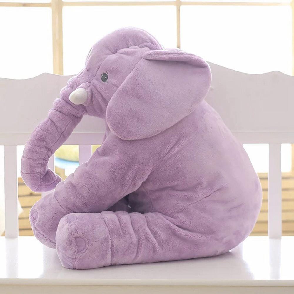 Peluche éléphant petit et coloré 60CM / Violet