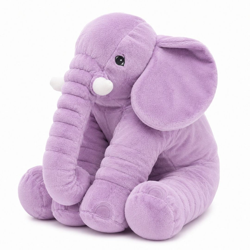 Peluche éléphant petit et coloré 60CM / Violet