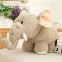 Peluche éléphant petit et tout doux Gris