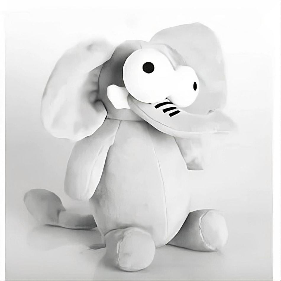 Peluche éléphant rigolo doux enfant chambre déco La compagnie de la peluche