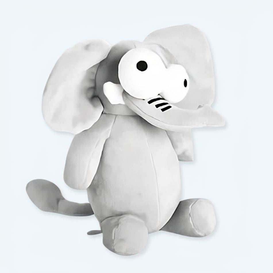 Peluche éléphant rigolo doux enfant chambre déco La compagnie de la peluche