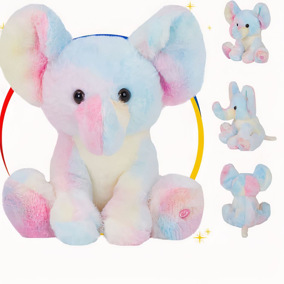 Peluche éléphant veilleuse douce chambre enfant nuit La compagnie de la peluche