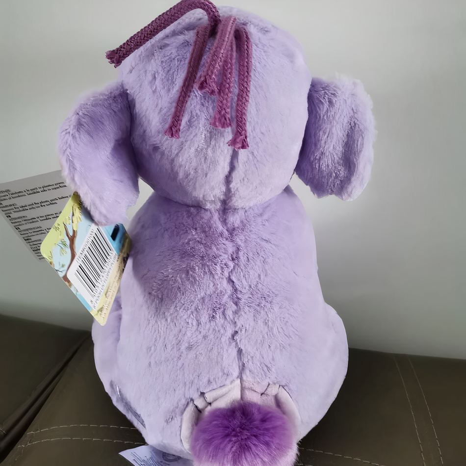 Peluche éléphant violet Disney doux câlin enfant La compagnie de la peluche