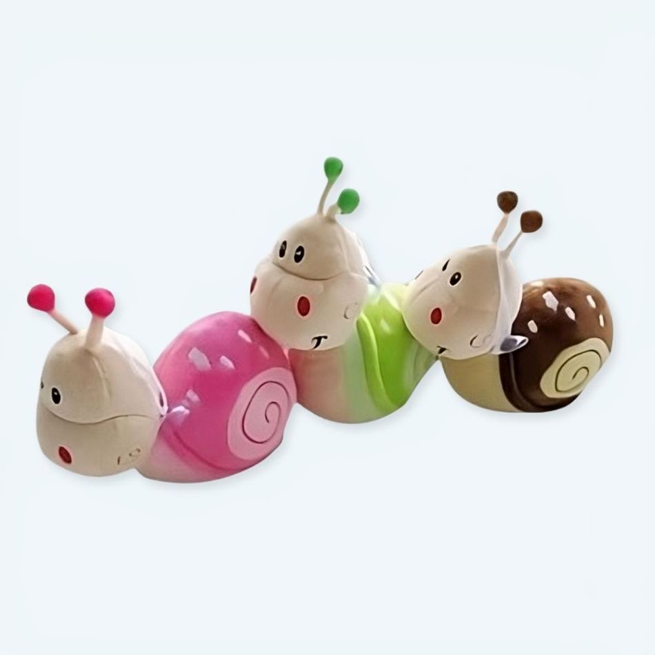 Peluche escargot doux surprise enfant câlin amusant La compagnie de la peluche