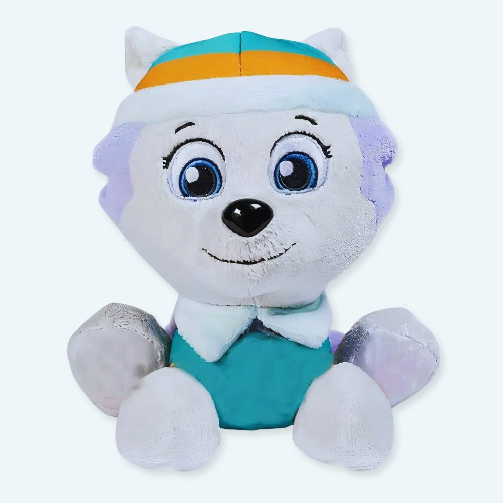 Peluche Everest douce Pat' Patrouille aventure neige La compagnie de la peluche