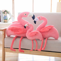 Peluche flamant rose géant doux chambre enfant déco La compagnie de la peluche