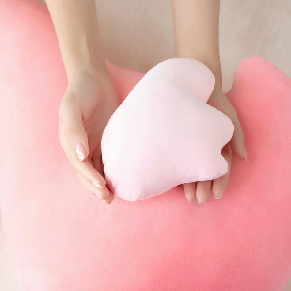 Peluche flamant rose oreiller doux chambre enfant La compagnie de la peluche