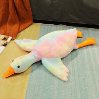 Peluche géante canard aux petites ailes 50cm / Multicouleur