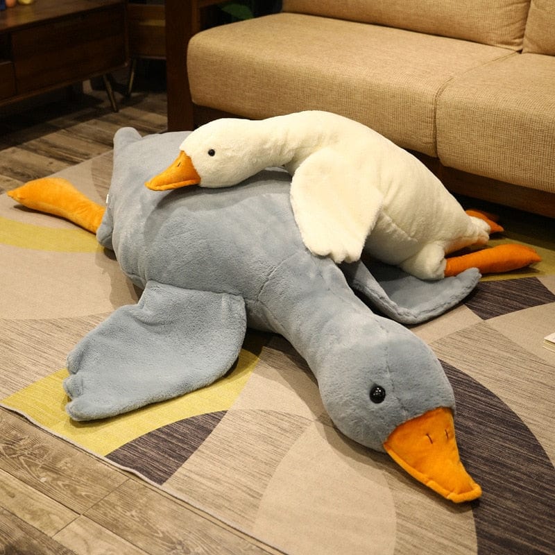 Peluche géante canard aux petites ailes