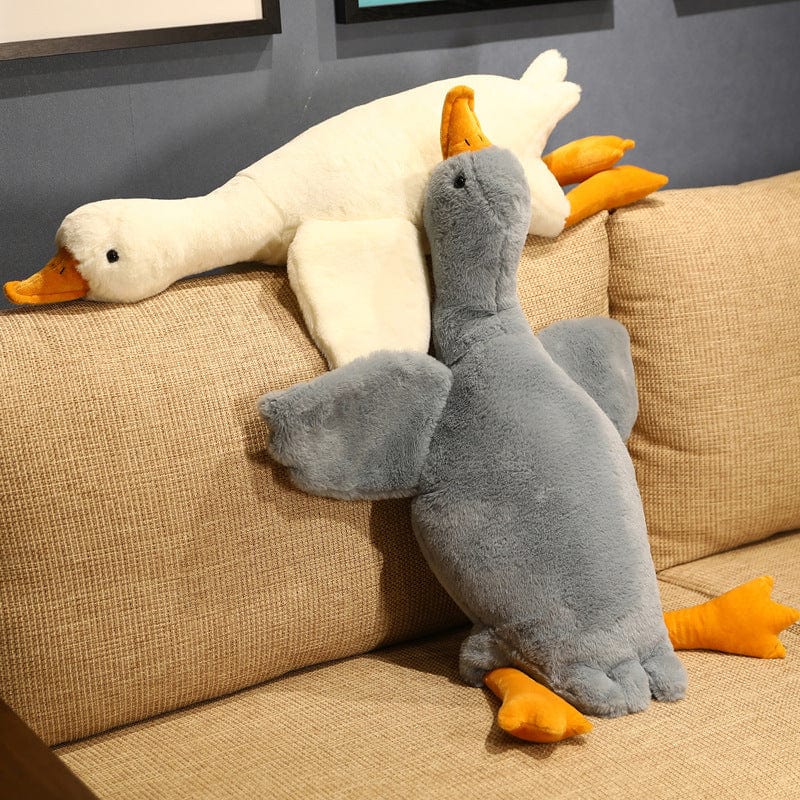 Peluche géante canard aux petites ailes