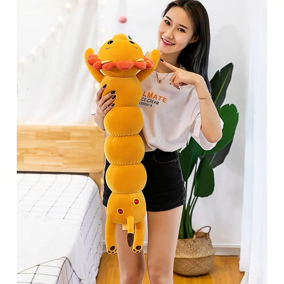 Peluche géante lion doux câlin enfant safari chambre 85cm La compagnie de la peluche
