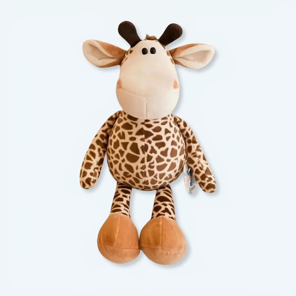 Peluche girafe douce jungle enfant câlin réaliste La compagnie de la peluche