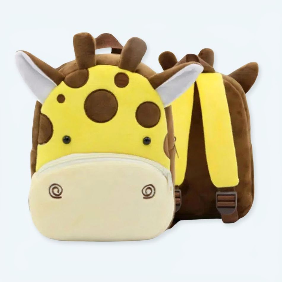 Peluche girafe sac à dos doux enfant jungle amusant La compagnie de la peluche