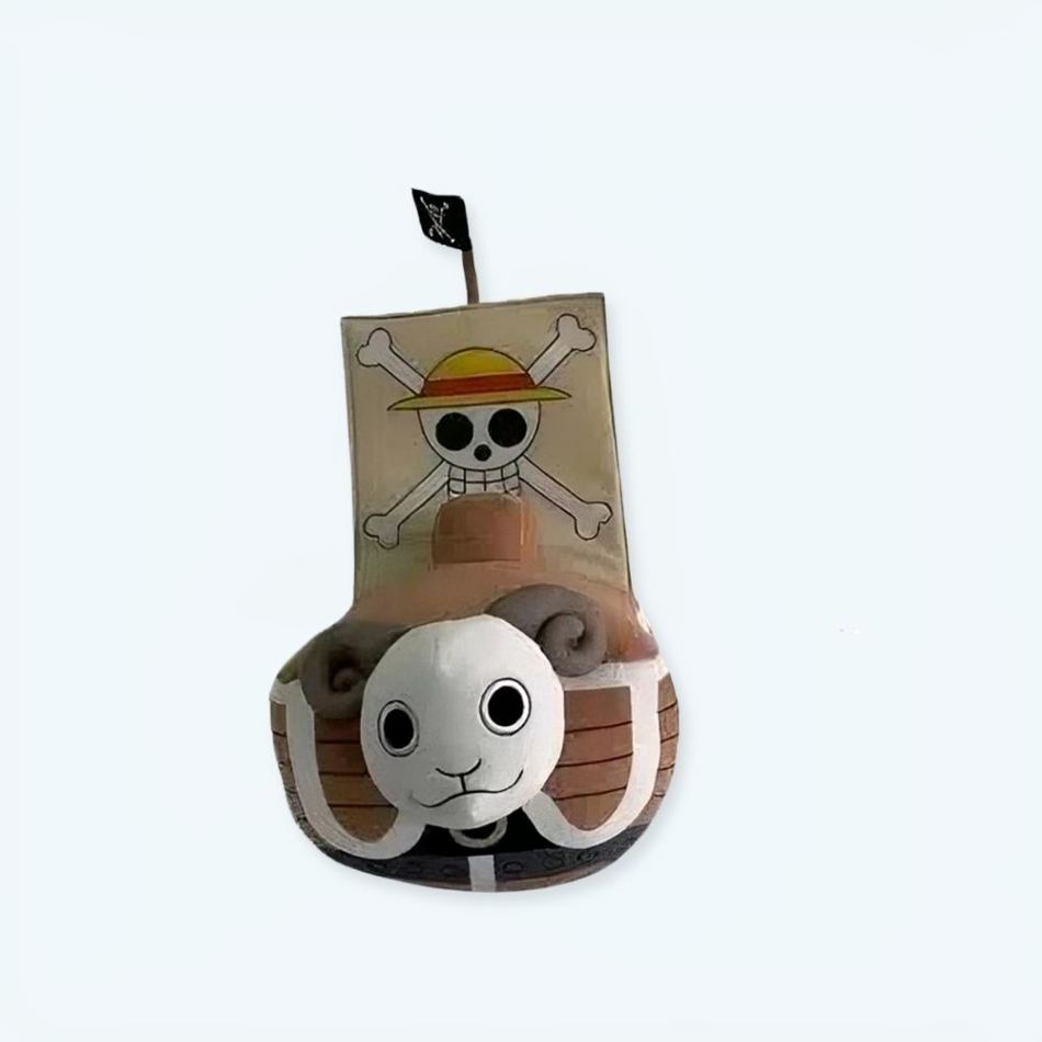 Peluche Going Merry One Piece bateau doux enfant aventure La compagnie de la peluche