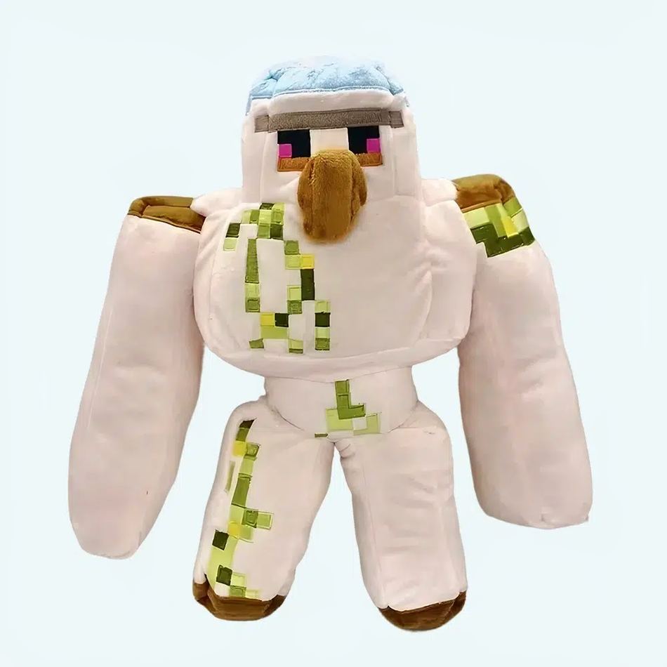 Peluche Golem Minecraft doux câlin enfant aventure La compagnie de la peluche
