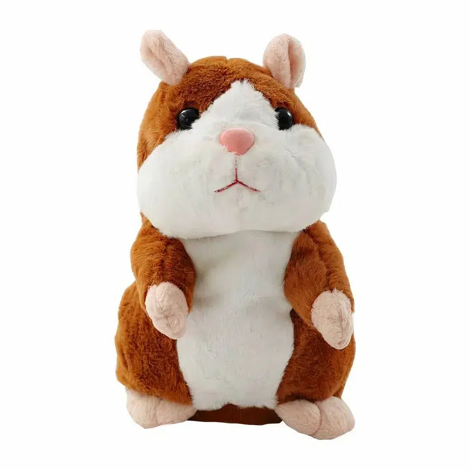 Peluche hamster marron interactif doux enfant La compagnie de la peluche
