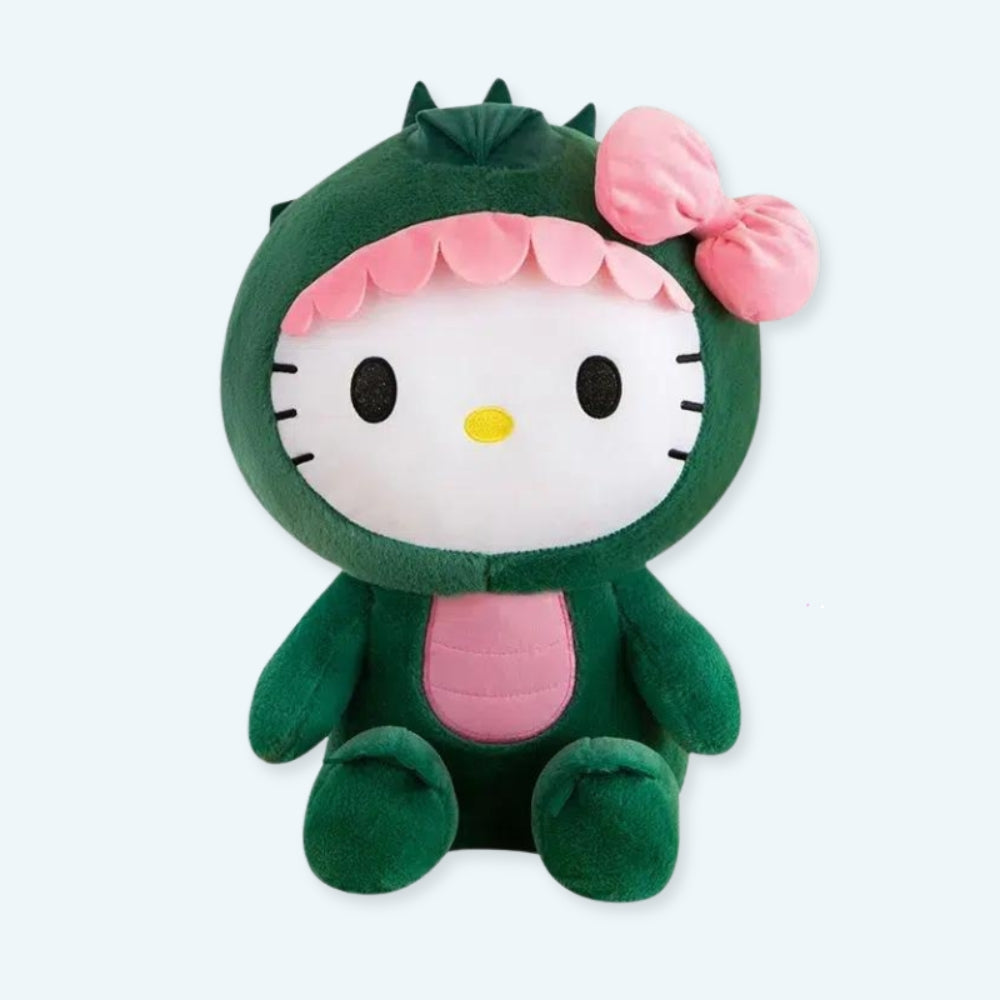 Peluche Hello Kitty dinosaure douce enfant câlin La compagnie de la peluche