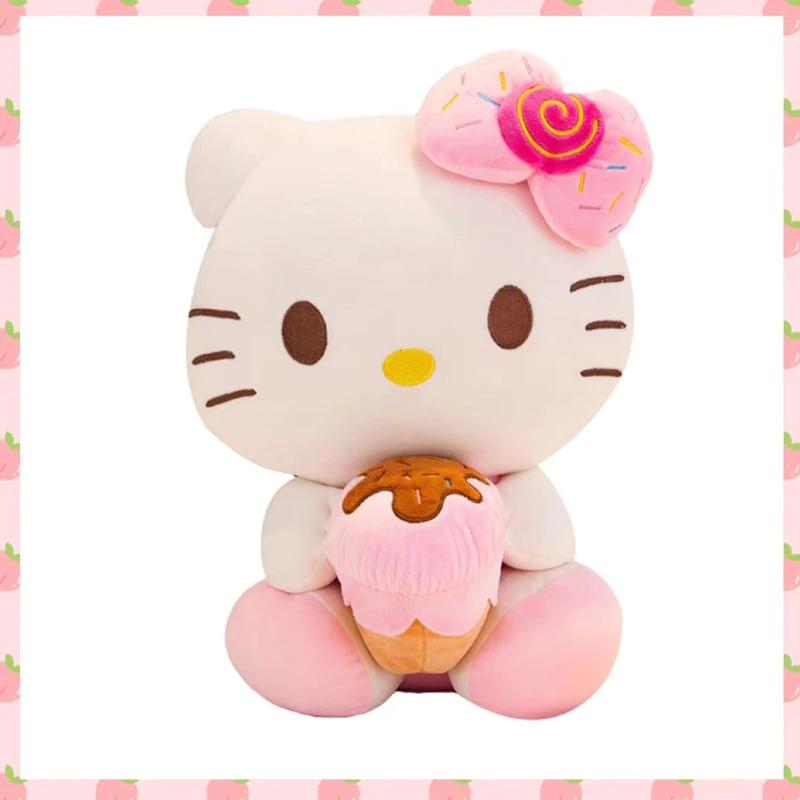 Peluche Hello Kitty douce gourmandise estivale La compagnie de la peluche