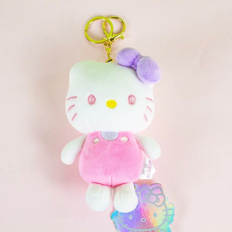 Peluche Hello Kitty douce unie chambre enfant câlin rose La compagnie de la peluche