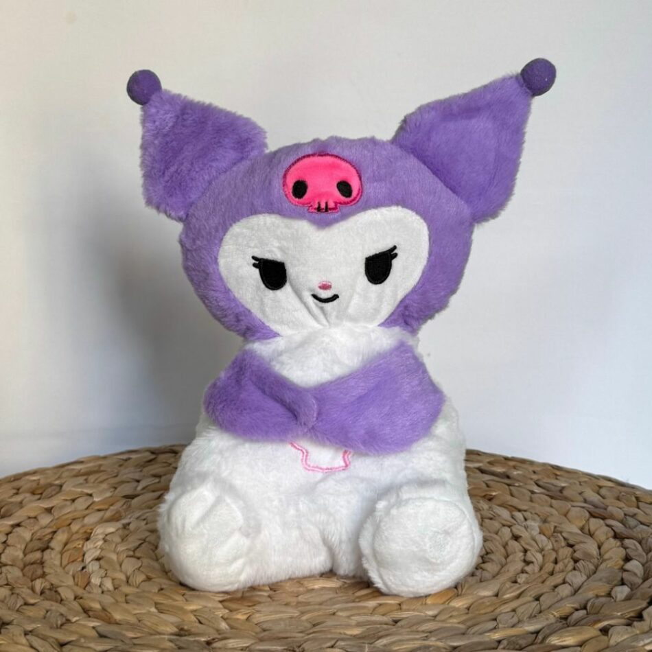 Peluche Hello Kitty Kuromi violet veilleuse douce nuit modele-1 La compagnie de la peluche