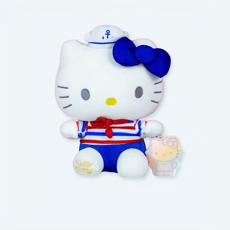 Peluche Hello Kitty marin douce coton enfant câlin La compagnie de la peluche