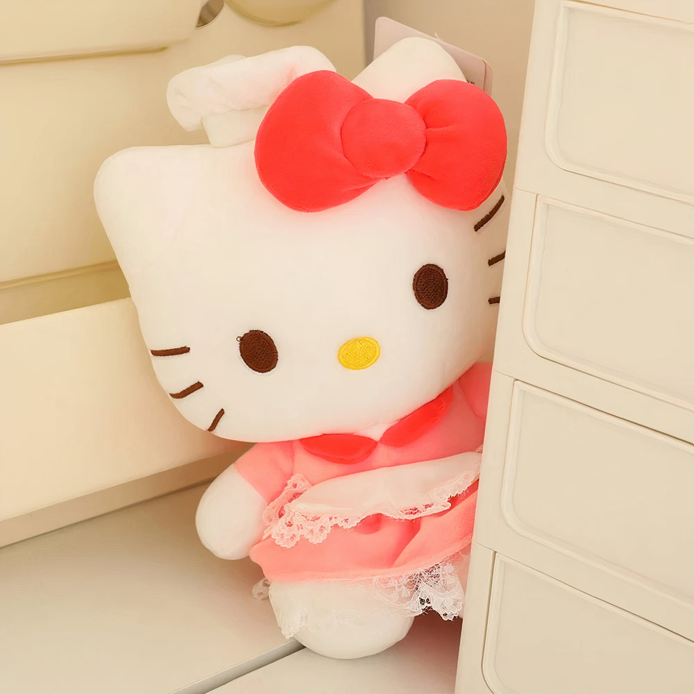 Peluche Hello Kitty rose douce enfant câlin kawaii La compagnie de la peluche